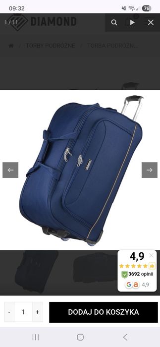 Torba podróżna 82l  NOWA