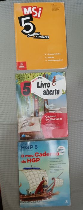 Cadernos de atividades 5⁰ ano