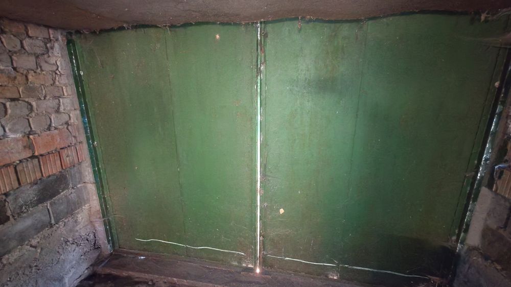 Ворота гаражні розпашні металеві