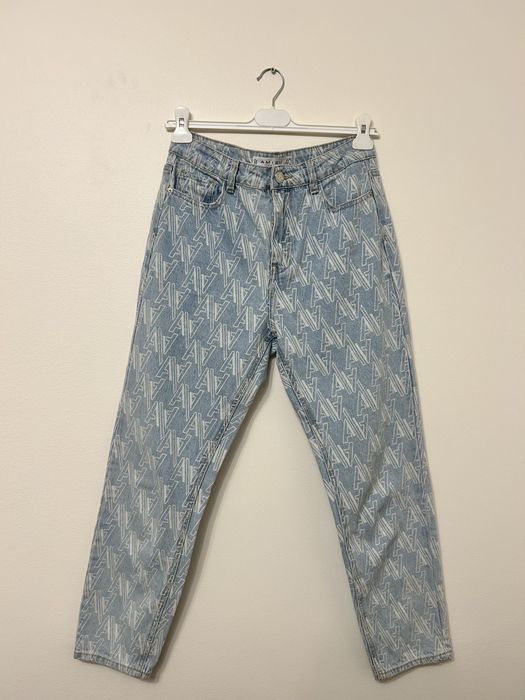 Блакитні джинси mom fit
