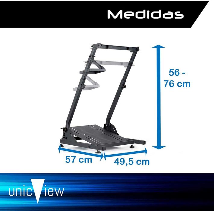 Suporte Gaming P/ Volante+Pedais+Caixa Univ. /Logitech G27, G29, G920