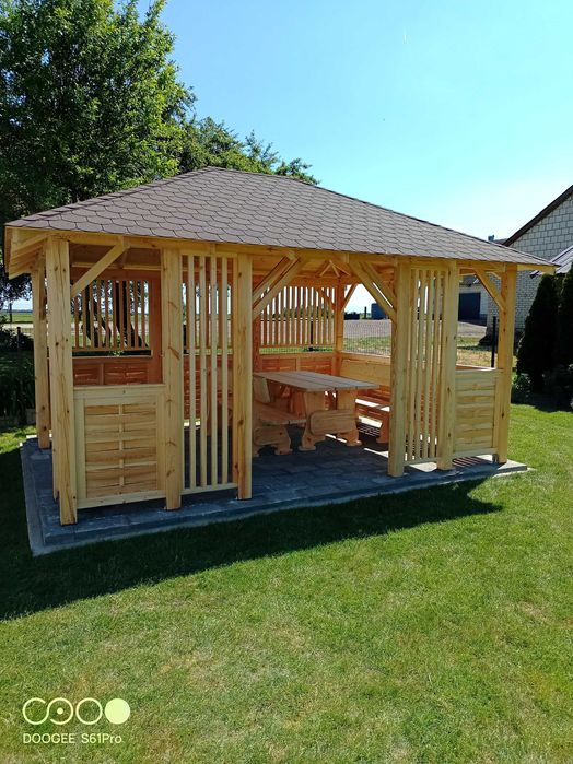 Altana ogrodowa drewniana. Łomża