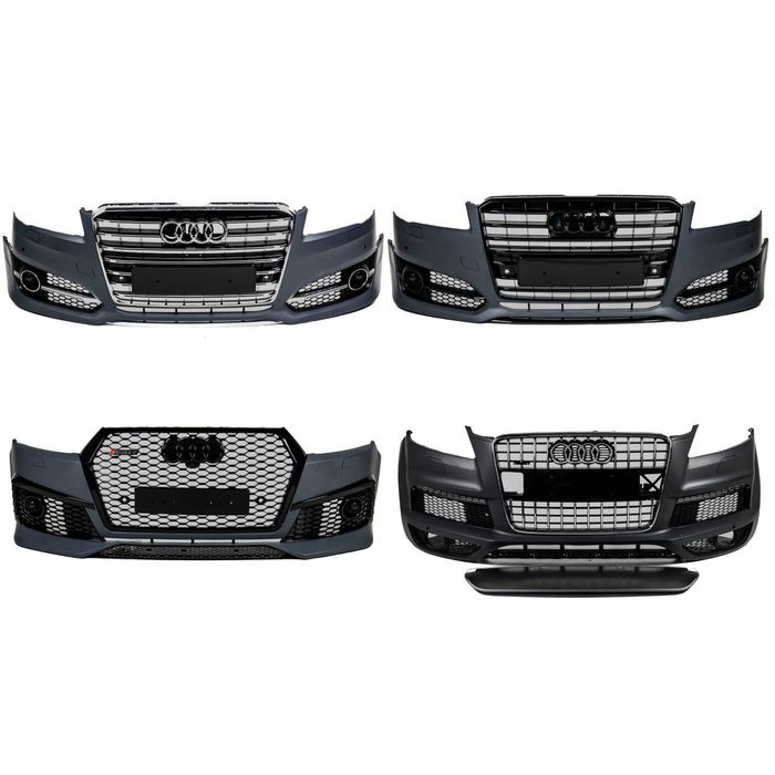 audi A8 Q7 Q3 Q5 a3 a4 a5 a6 a7 s3 s4 5 RS S ауді передній бампер ауди