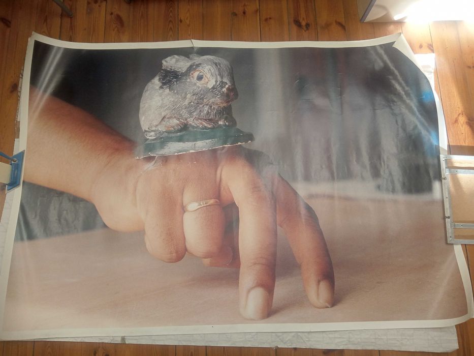 Duży plakat, praca Michel Francois