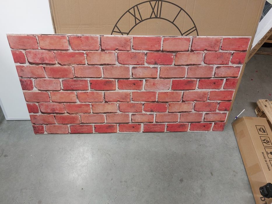Panele ścienne 3D  Z Efektem Cegły Na Tło Sofy, 120x60 ,6sz