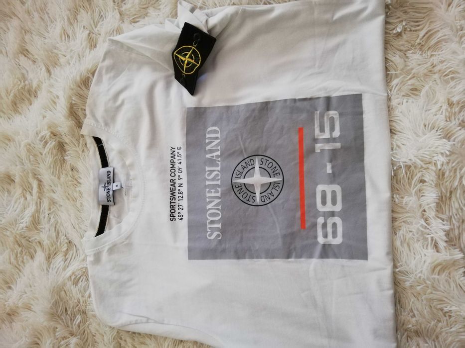 t-shirt M 38 biała koszulka 68-15 M 38 stone
