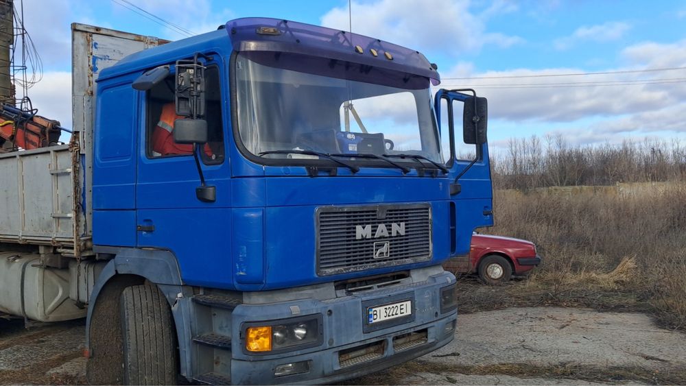 Самоскид зерновоз маніпулятор ман man. 26464 ротатор