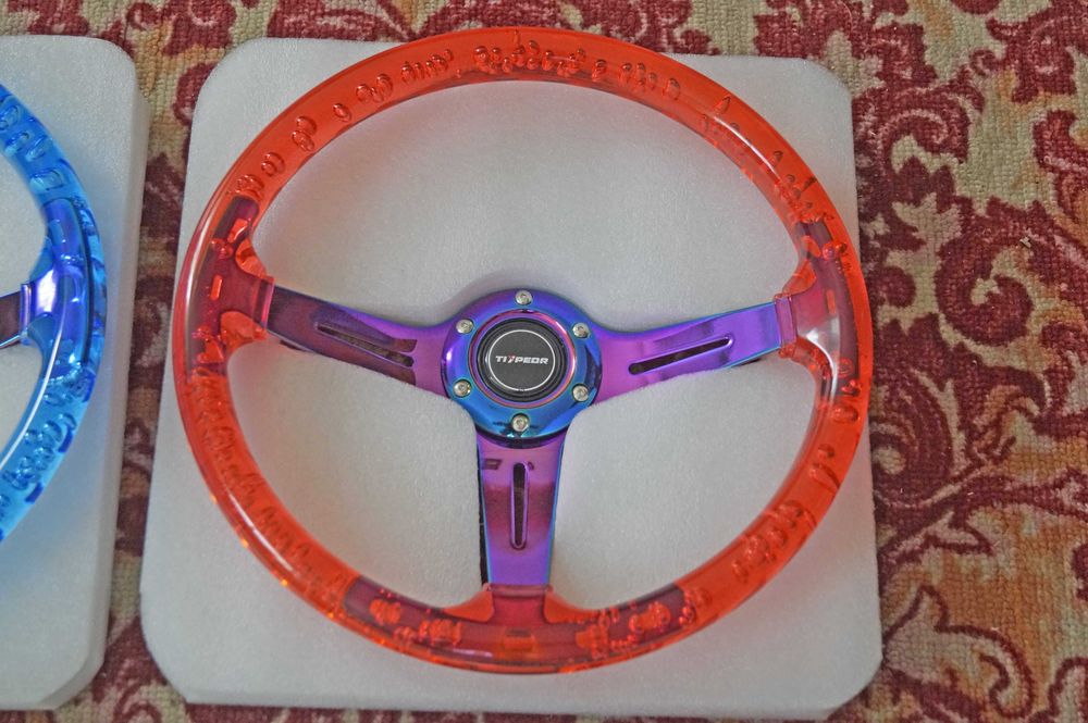 Спортивный акриловый руль 350мм (вынос 70мм)