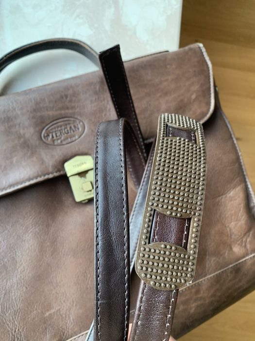 Портфель шкіряний для документів TERGAN, б/в