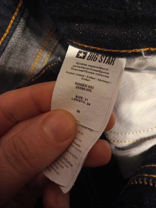 Spodnie jeansowe męskie Big Star