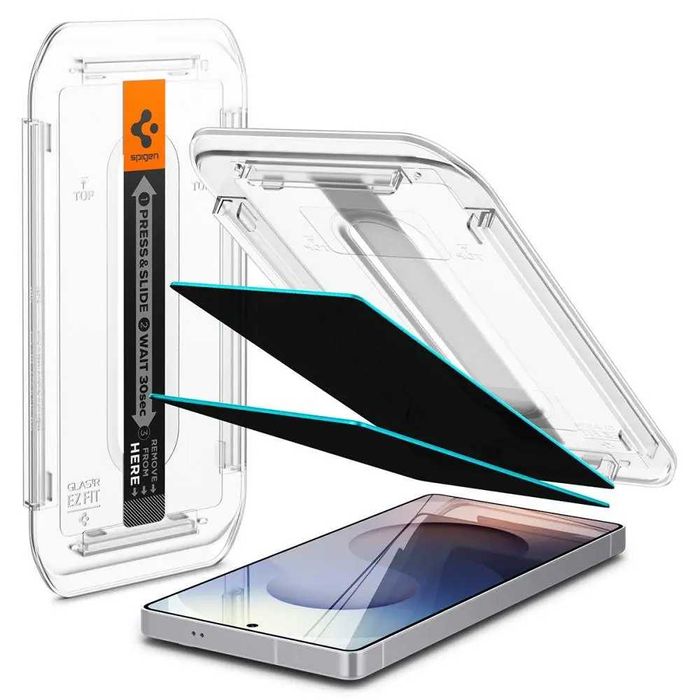Защитное стекло Spigen Glas.tR EZ FIT Privacy 2-Pack Samsung S25 Ultra