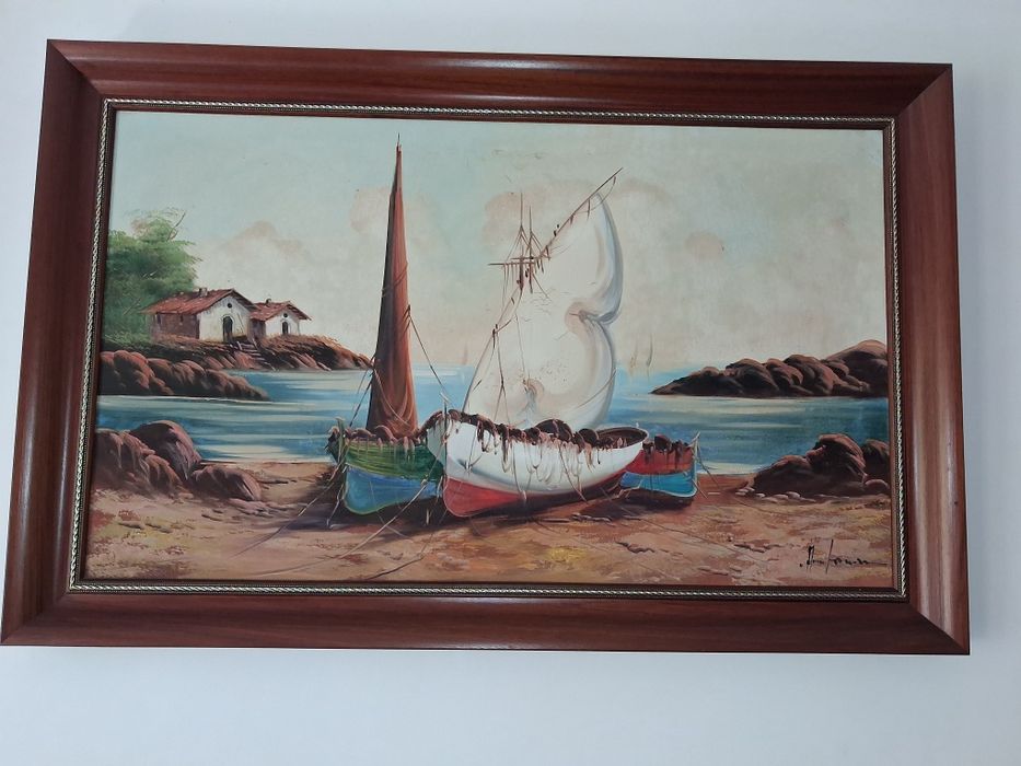 Conjunto de quadros pintura