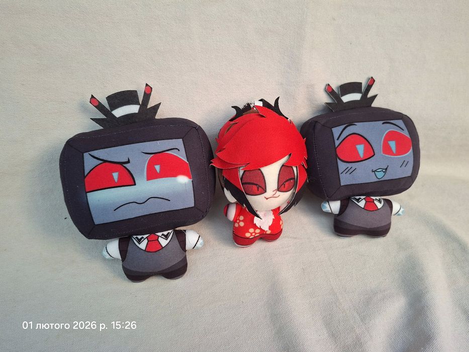 Аластор Вокс 10 см отель Хазбин Hazbin hotel Адский босс