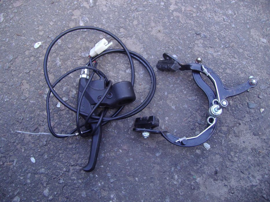 Электросамокат детский (рама,вилка,руль,бокс,накладка)