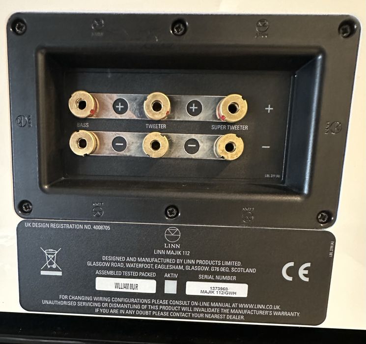 Linn Majik 112 - coluna central de referência