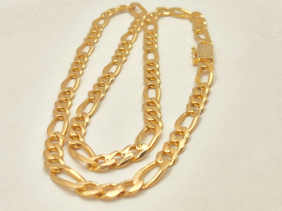 Łańcuch wykonany ze złota próby .585 (14K).   Stan Idealny jak nowy!