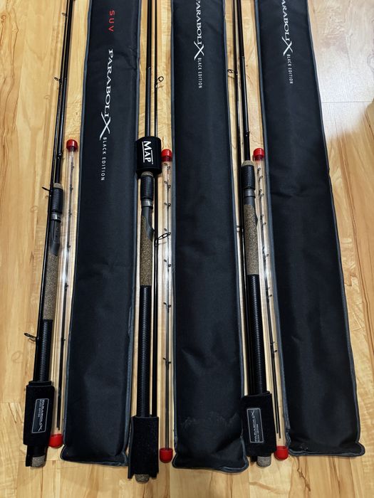 Вудлища фідерні MAP PARABOLIX Black Edition 10FT 12FT