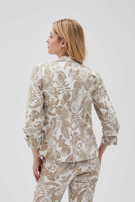 Marynarka damska wzór roślinny rozmiar M