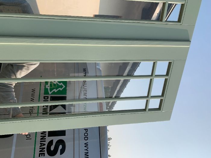 Drzwi drewniane NA WYMIAR francuskie szprosy hampton prowansalskie