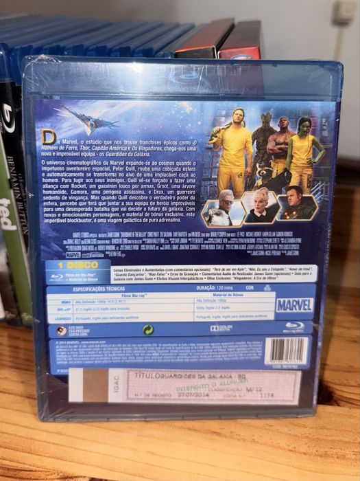 “Guardiões da Galáxia” - Filme - Blu-ray - Marvel