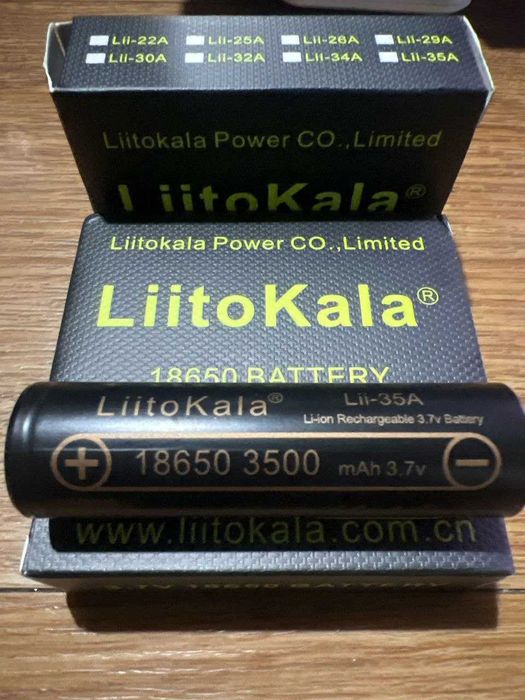 Аккумулятор 18650 LiitoKala Lii-35A 3500 mAh 10A