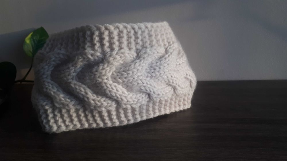 Damska zimowa opaska na głowę headband