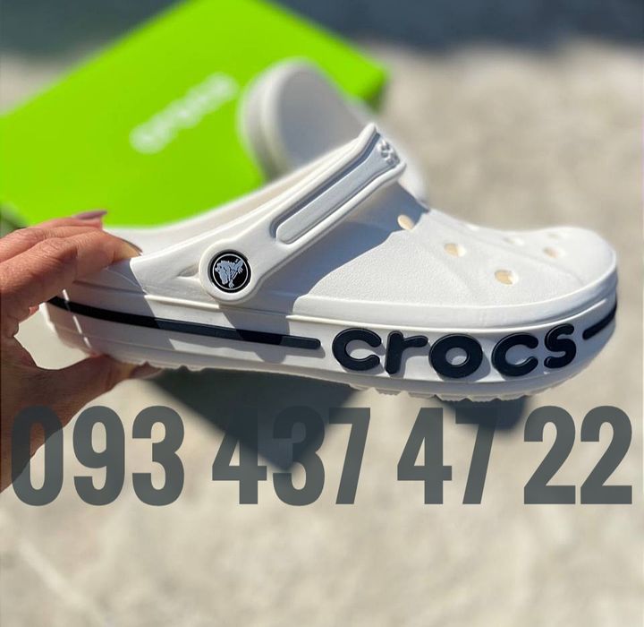 Крокси Сабо Унісекс Crocs Bayaband White Crocs Bayaband Clog