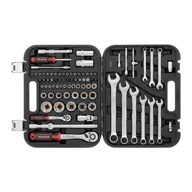 Набір інструментів ключів головок 82од, Cr-V STORM INTERTOOL ET-8082