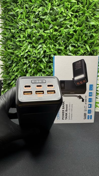 Потужний павербанк для ноутбука! Veger 56000 mAh 130W з гарантією