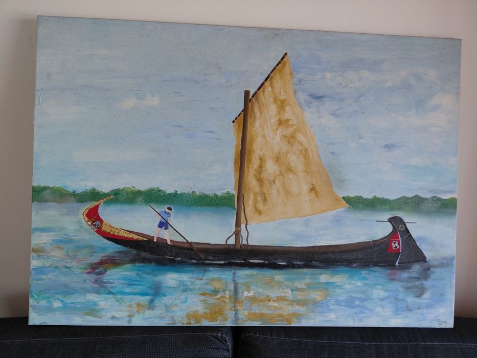 Quadro moliceiro, pintado à mão