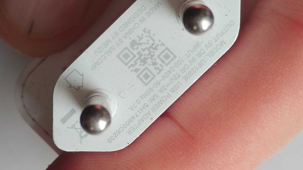 Оригинал MEIZU Новое Зарядное Устройство UP1220E mCharge 3.0 до 24W