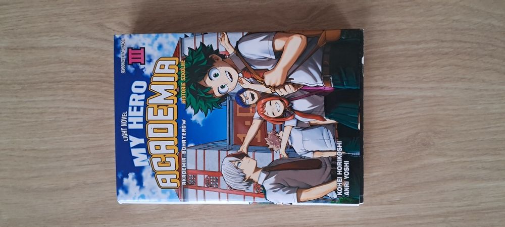 My Hero Academia Akademia Bohaterów Light Novel Historię Szkolne 3