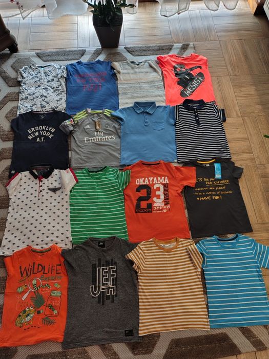 Koszulki, t-shirty chłopięce rozm. 134