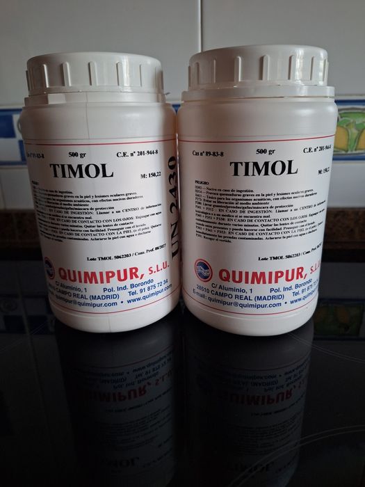 Timol para a Varroa