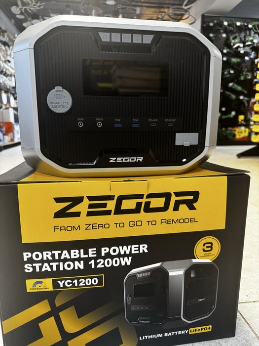 Портативна Зарядна станція Zegor YC1200