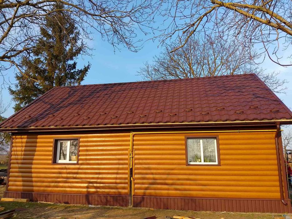 Металевий сайдинг, Металевий блок хаус, Блок хаус під дерево