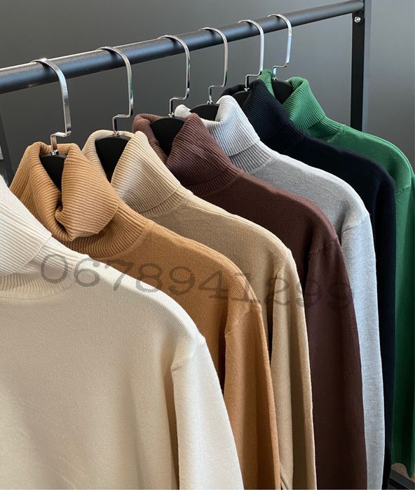 Жіночі гольфи Італія L-XXL великий розмір батал водолазка светр