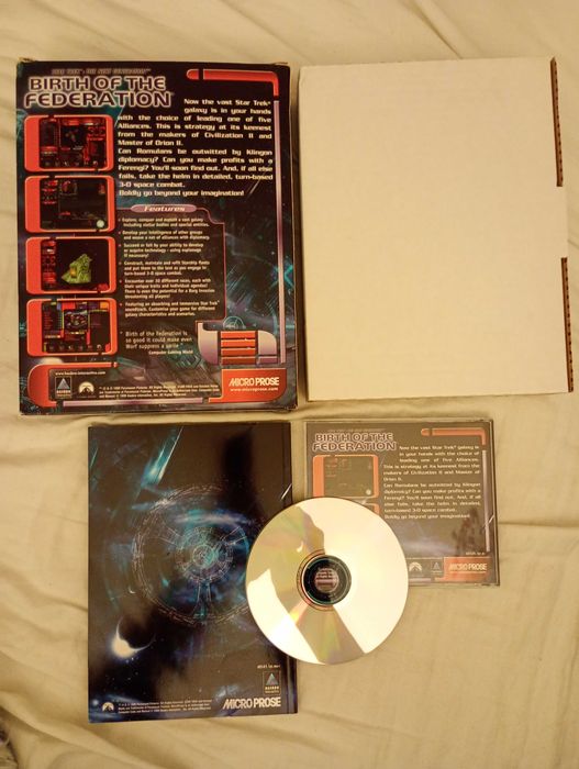 Star Trek the Next Generation Birth of the Federation PC Big Box Eng