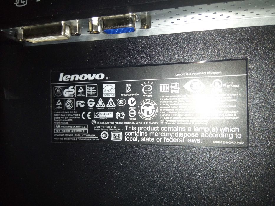 Monitor lenovo 22 cale sprawny TV samsung 42 cale dobry ze smartem