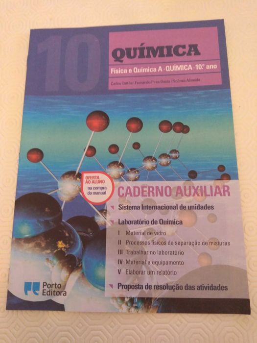 Caderno Auxiliar Química 10.º Ano - Porto Editora