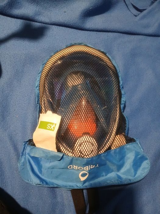 Vendo máscara de mergulho