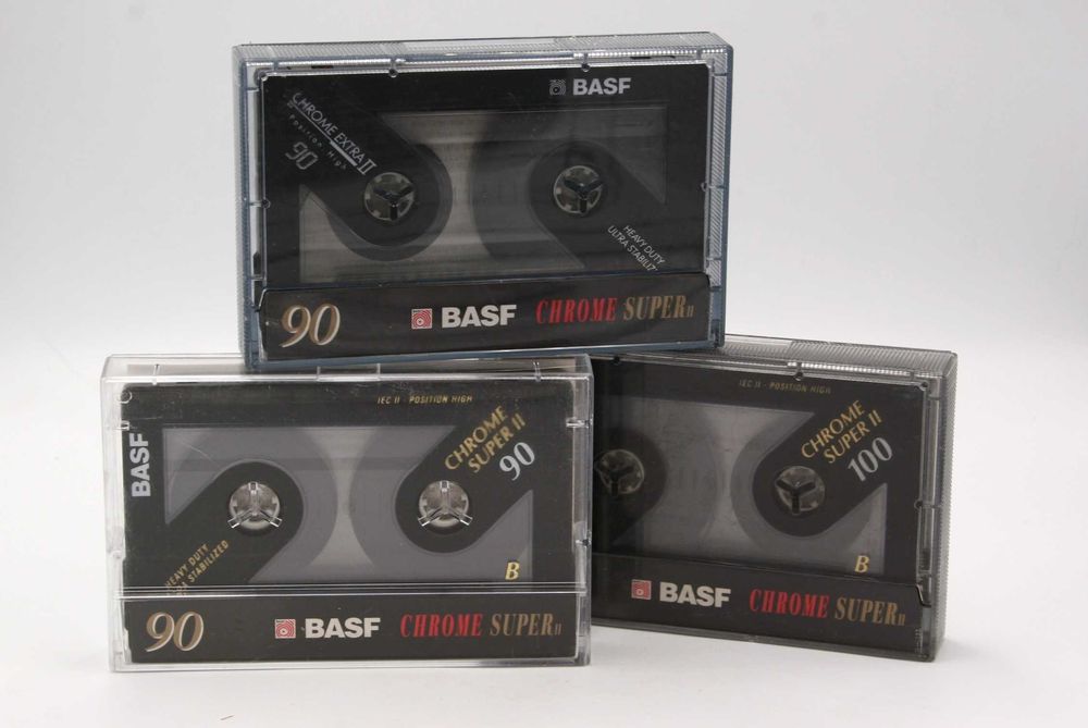 6 kaset magnetofonowych BASF