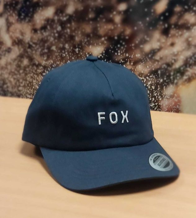 Czapka z daszkiem FOX Wordmark Adjustable Midnight OS