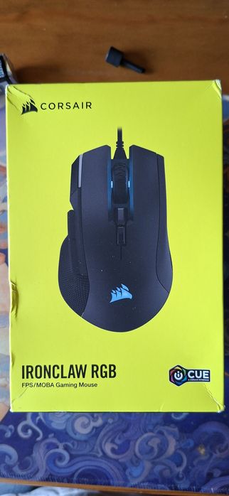 rato Corsair Ironclaw rgb com fio selado!! So hoje 20 € preço final