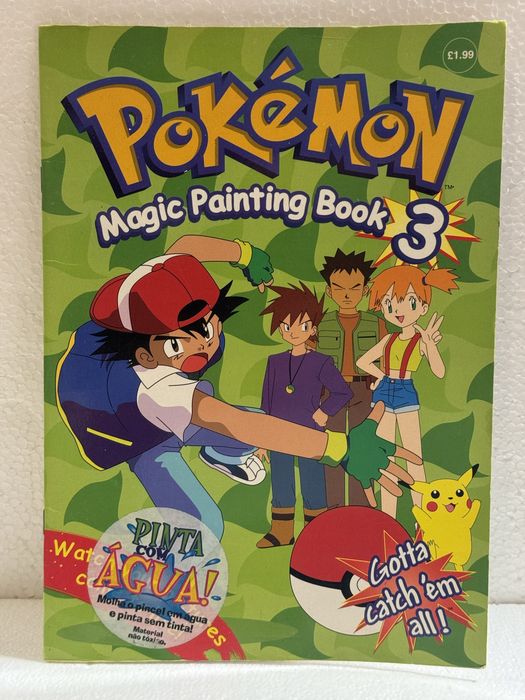 Livro de pintar Nintendo Pokémon