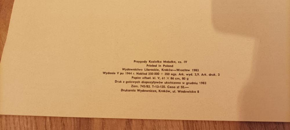 4-ta księga przygód Koziołka Matołka / książka Koziołek Matołek