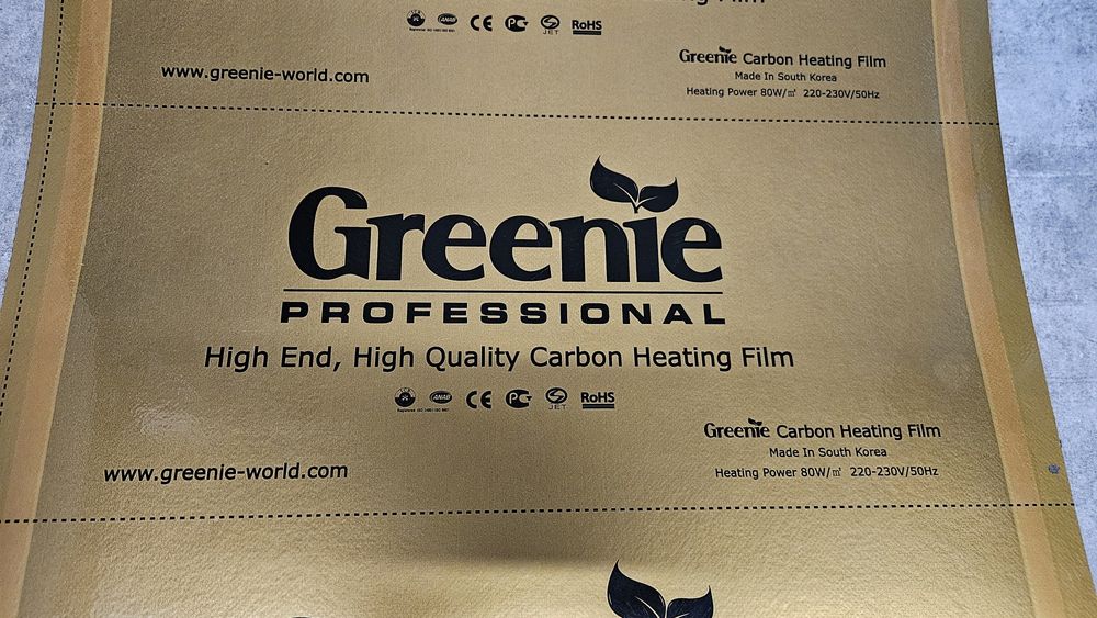 Folia grzewcza 80w/m2 80cm +25cm +20cm