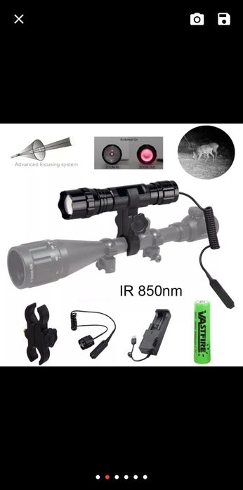 Kit Lanterna Infravermelhos IR