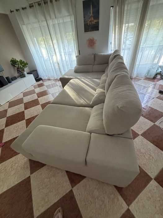 Sofá com 2 chaise Longues