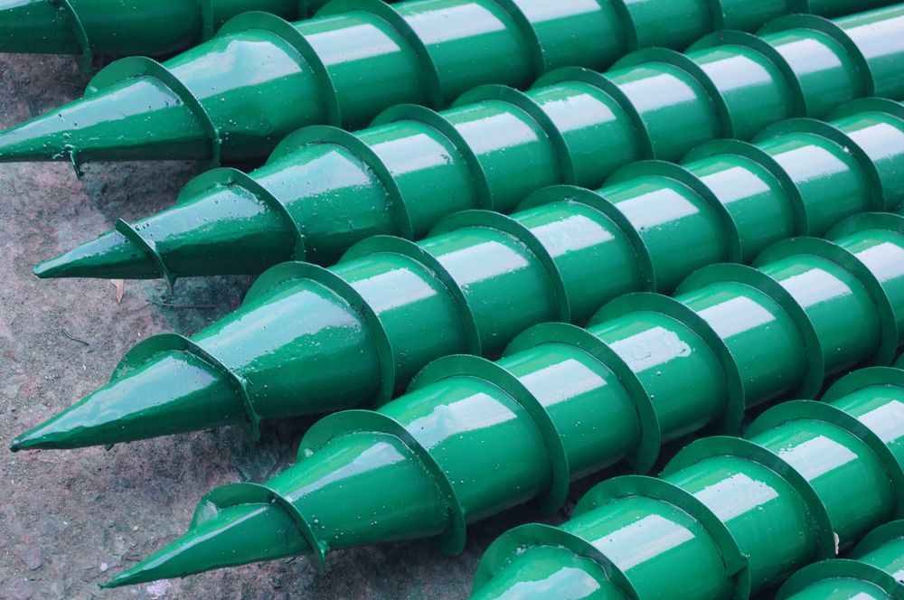 Винтовие сваи, гвинтові палі, геошурупи, наконечникі свай, доставка